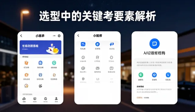 小程序商城选型中的关键考量要素解析